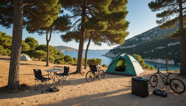 Que prévoir pour des vacances en camping près de cassis