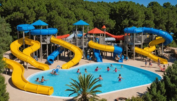 Camping avec parc aquatique dans le vaucluse : vivez une expérience unique au 4 étoiles l'Épi bleu à rustrel