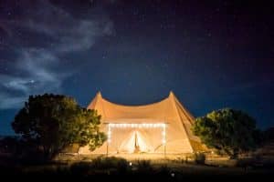 camping en tente dans la Drôme